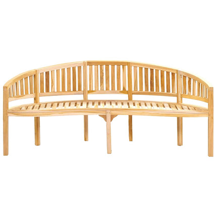bananbænk 200 cm massivt teaktræ