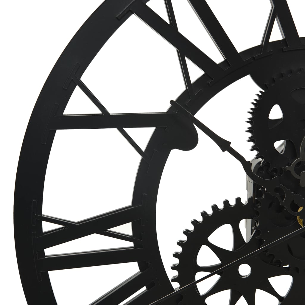 vægur 30 cm akryl sort