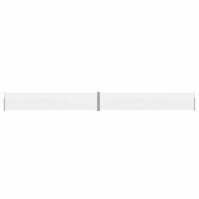 sammenrullelig sidemarkise til terrassen 140x1200 cm creme
