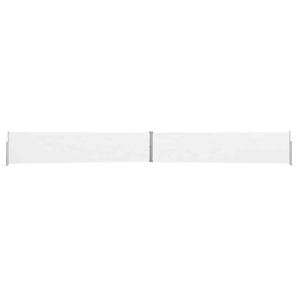 sammenrullelig sidemarkise til terrassen 140x1200 cm creme