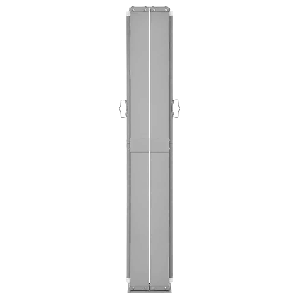 sammenrullelig sidemarkise til terrassen 140x1200 cm rød