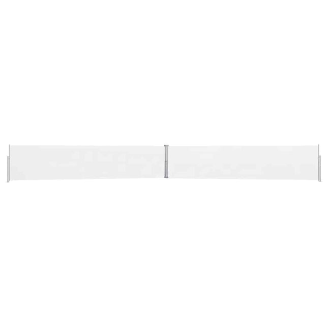 sammenrullelig sidemarkise til terrassen 170x1200 cm creme