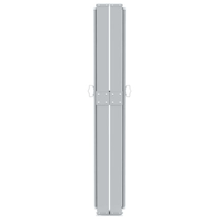 sammenrullelig sidemarkise til terrassen 170x1200 cm antracit