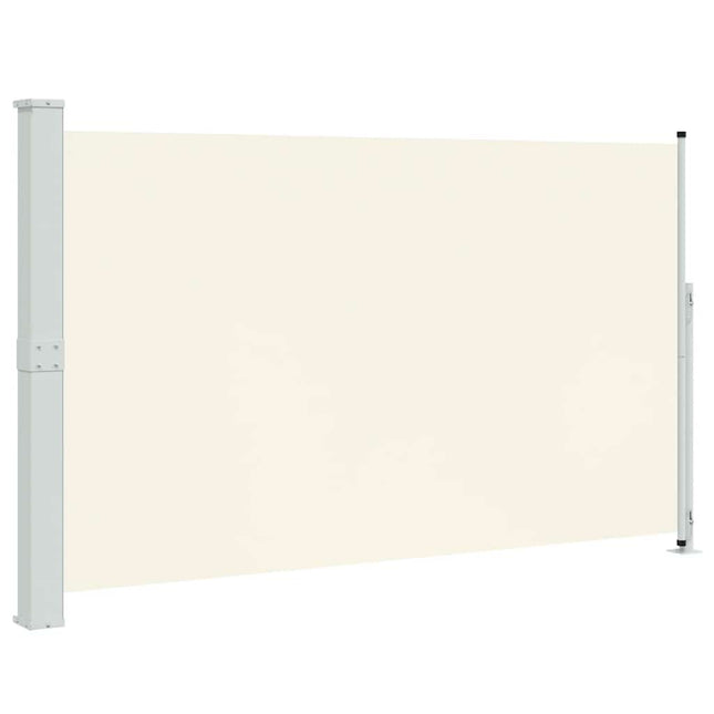 sammenrullelig sidemarkise til terrassen 180x300 cm cremefarvet