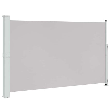 sammenrullelig sidemarkise til terrassen 180x300 cm grå