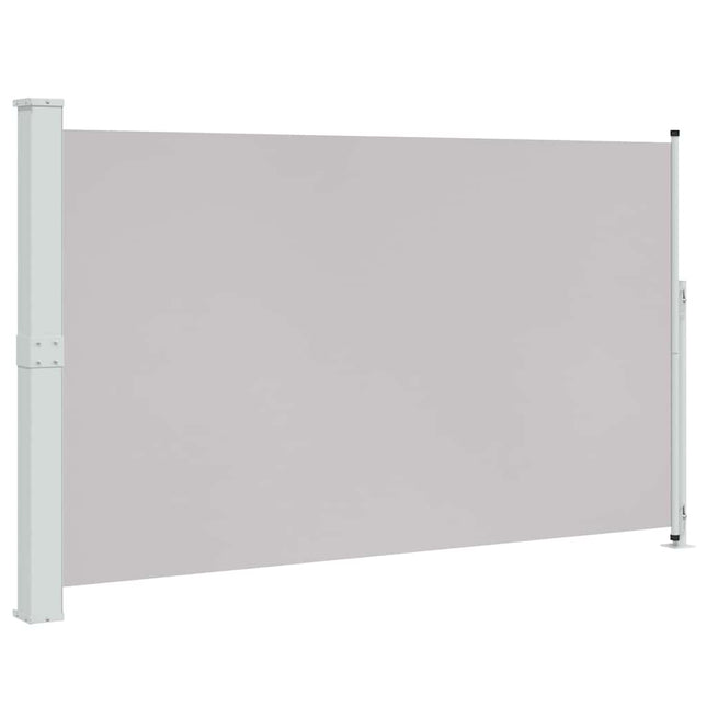 sammenrullelig sidemarkise til terrassen 180x314 cm grå