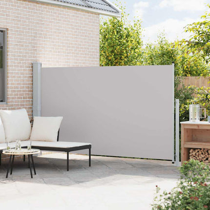 sammenrullelig sidemarkise til terrassen 180x300 cm grå