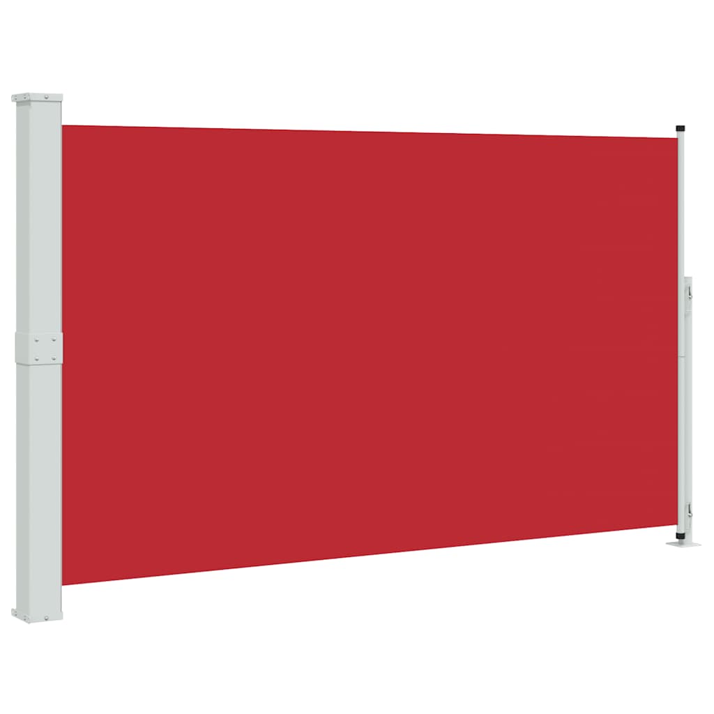sammenrullelig sidemarkise til terrassen 180x300 cm rød