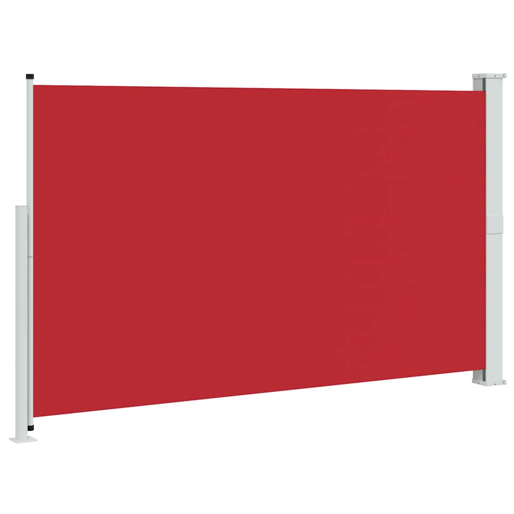sammenrullelig sidemarkise til terrassen 180x300 cm rød