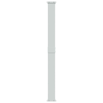 sammenrullelig sidemarkise til terrassen 180x500 cm sort
