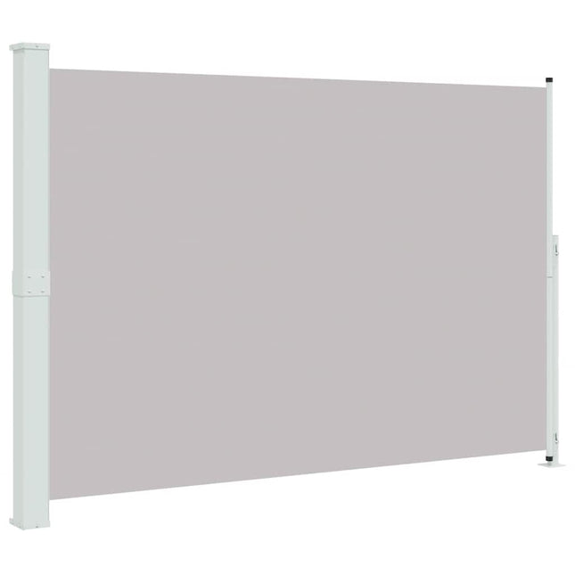 sammenrullelig sidemarkise til terrassen 200x314 cm grå