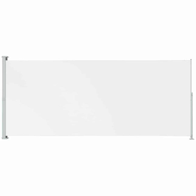 sammenrullelig sidemarkise til terrassen 200x500 cm cremefarvet