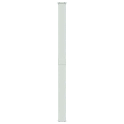 sammenrullelig sidemarkise til terrassen 200x500 cm cremefarvet