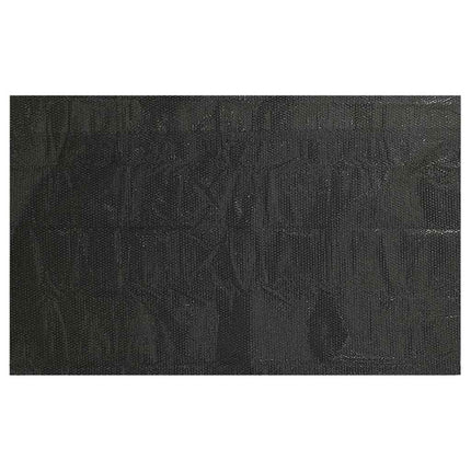 rektangulært poolovertræk 600x400 cm PE sort