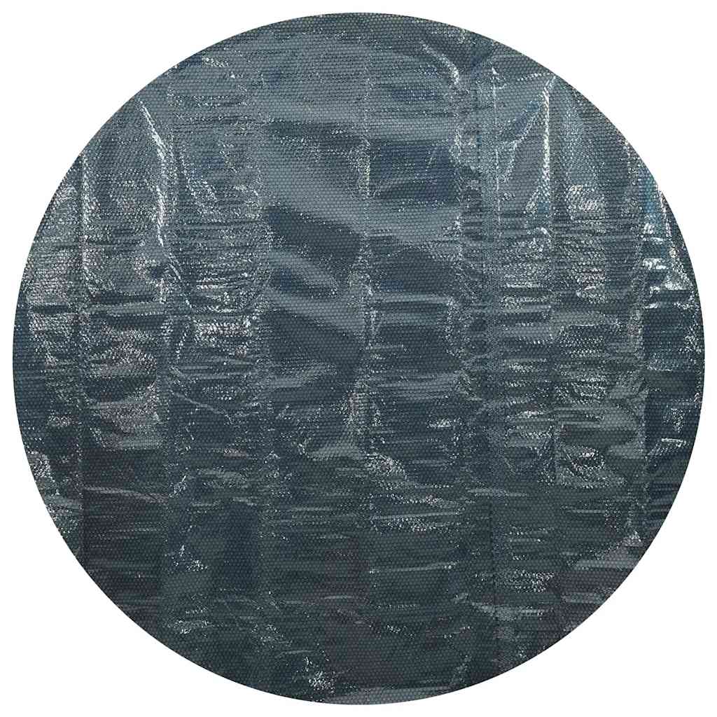 flydende solopvarmet poolovertræk 300 cm PE sort og blå