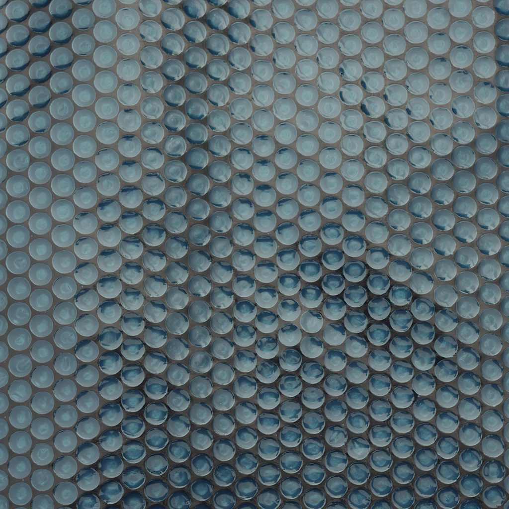 flydende solopvarmet poolovertræk 381 cm PE sort og blå