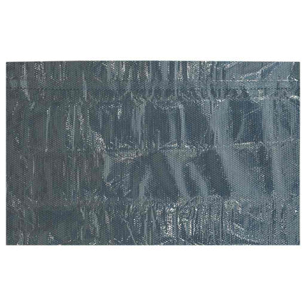 flydende solopvarmet poolovertræk 450x220 cm PE sort og blå