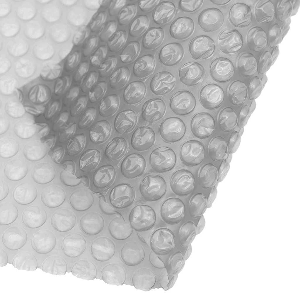 flydende solopvarmet poolovertræk 381 cm PE grå