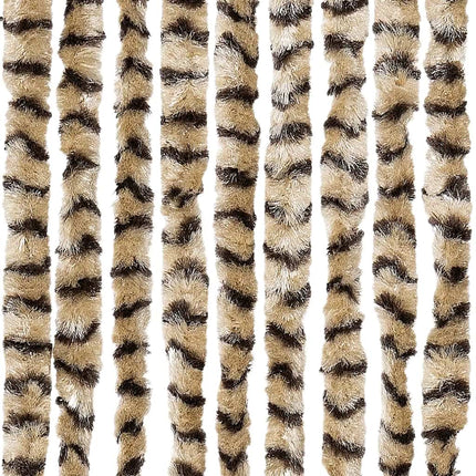 insektgardin 56x185 cm chenille beige og brun