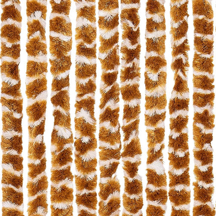insektgardin 90x220 cm chenille okker og hvid