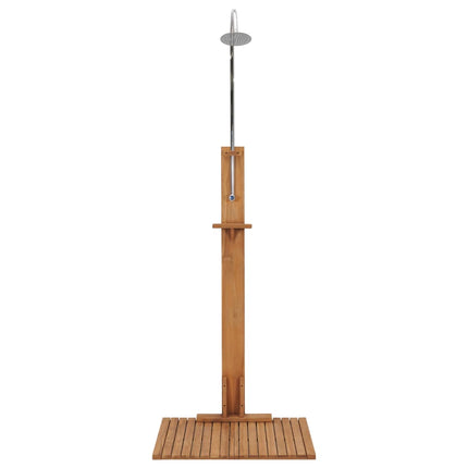 havebruser 75x75x210 cm massivt teaktræ