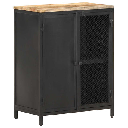skænk 60x35x78 cm massivt ru mangotræ