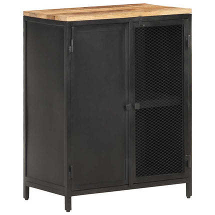 skænk 60x35x78 cm massivt ru mangotræ
