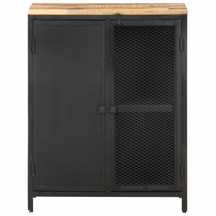 skænk 60x35x78 cm massivt ru mangotræ