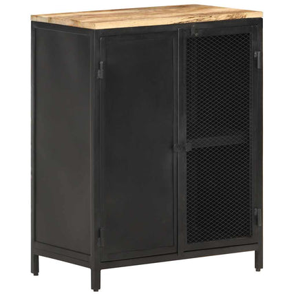 skænk 60x35x78 cm massivt ru mangotræ