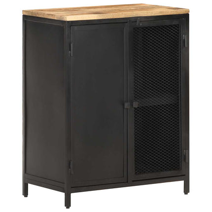 skænk 60x35x78 cm massivt ru mangotræ