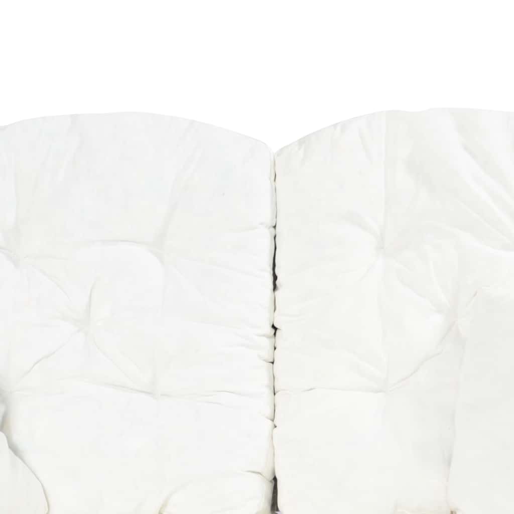 2-personers sofa rattan grå