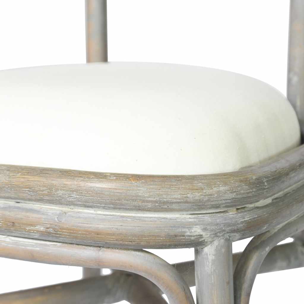 spisebordsstole 2 stk. hør grå