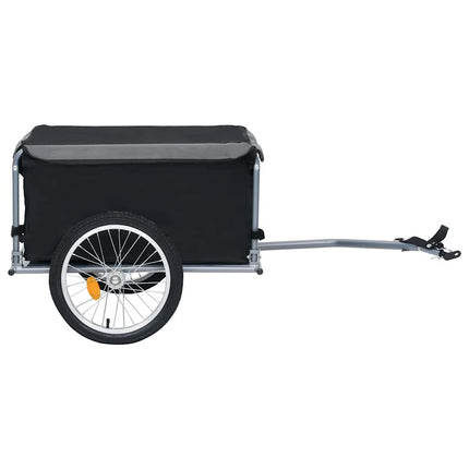 cykelvogn 65 kg sort og grå