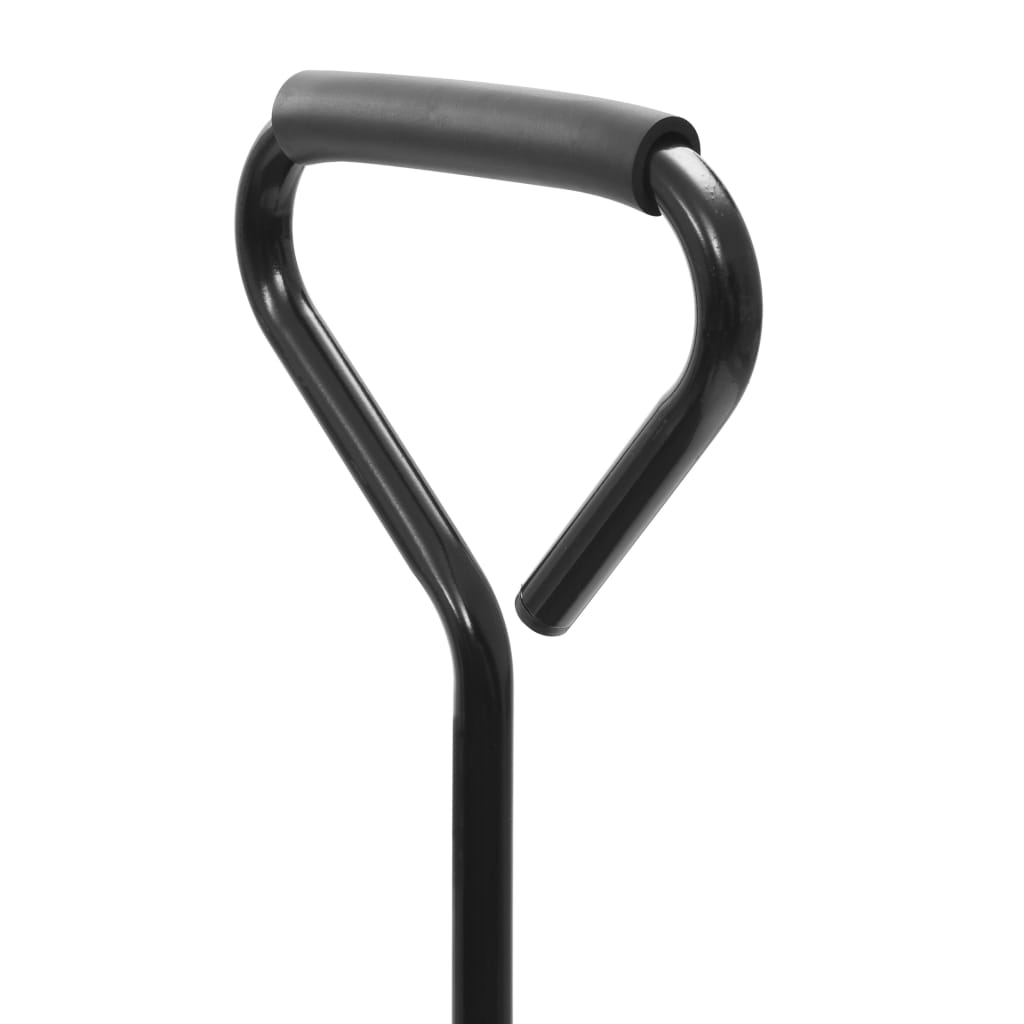 foldbar havevogn med tag stål blå