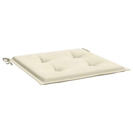 hynder til havestol 6 stk. 40x40x3 cm oxfordstof cremefarvet