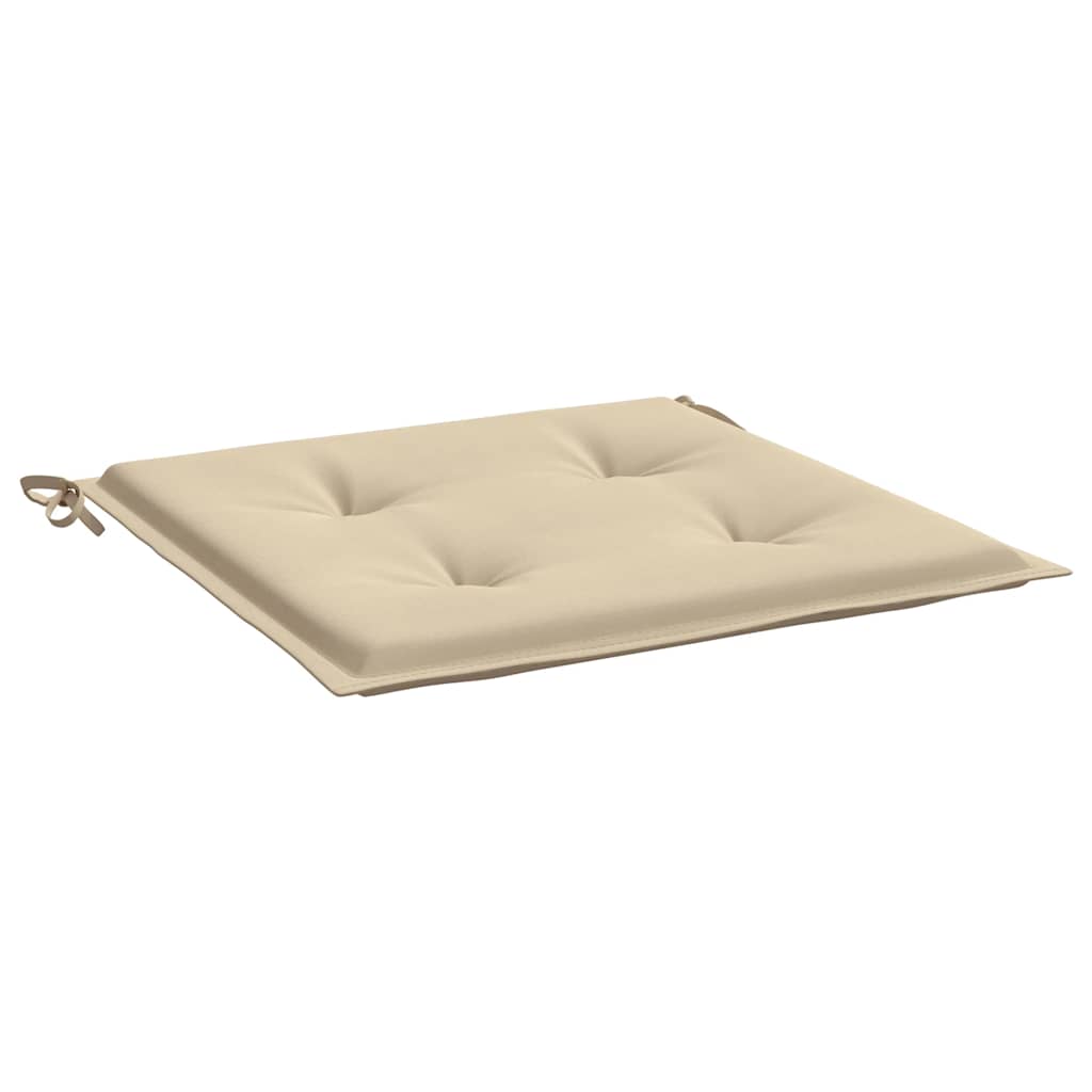 hynder til havestol 2 stk. 40x40x4 cm oxfordstof beige