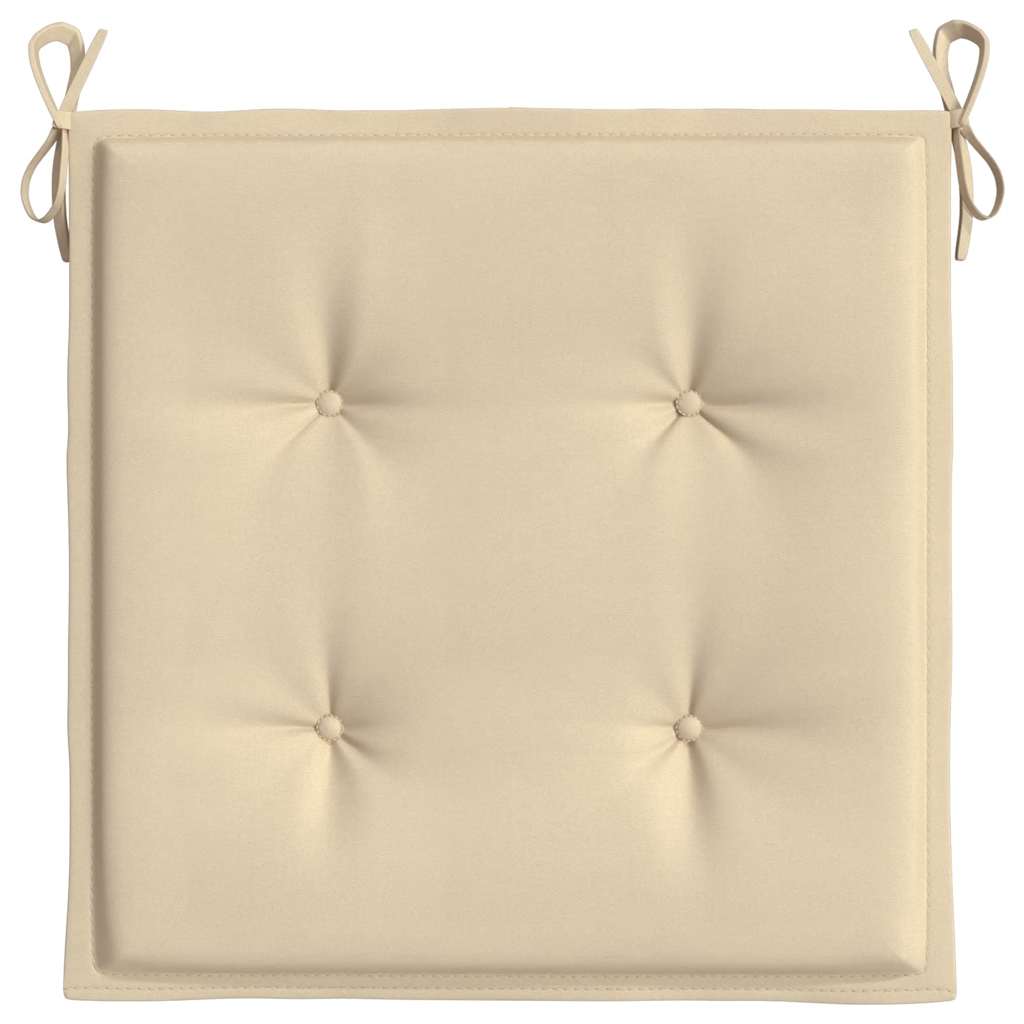 hynder til havestol 6 stk. 40x40x4 cm oxfordstof beige
