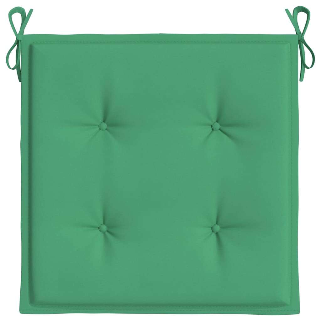 hynder til havestol 6 stk. 40x40x4 cm oxfordstof grøn