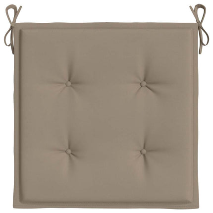 hynder til havestol 6 stk. 40x40x4 cm oxfordstof gråbrun