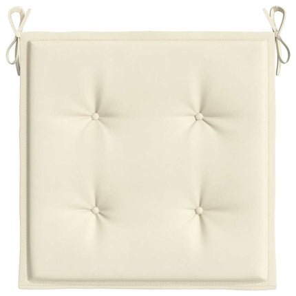 hynder til havestol 6 stk. 50x50x2 cm oxfordstof cremefarvet