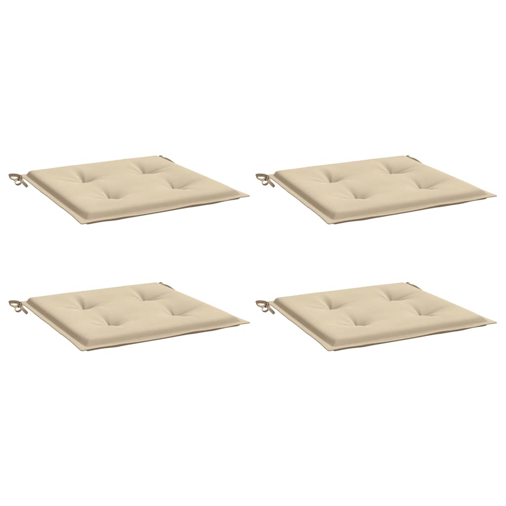 hynder til havestol 4 stk. 50x50x4 cm oxfordstof beige