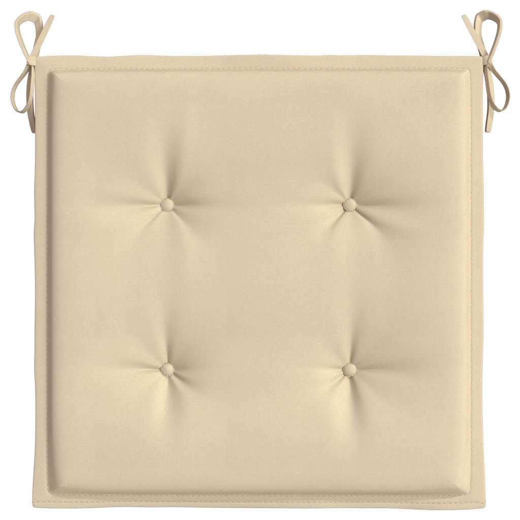 hynder til havestol 4 stk. 50x50x4 cm oxfordstof beige