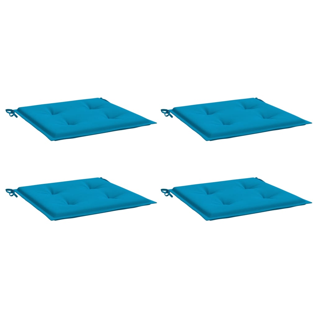 hynder til havestol 4 stk. 50x50x4 cm oxfordstof blå