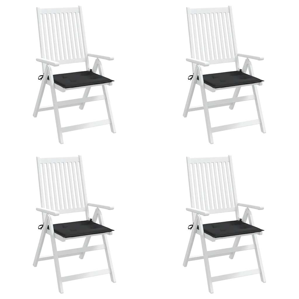 hynder til havestol 4 stk. 50x50x4 cm oxfordstof sort