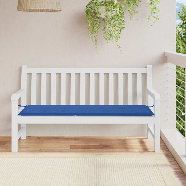 hynde til havebænk 150x50x3 cm oxfordstof kongeblå