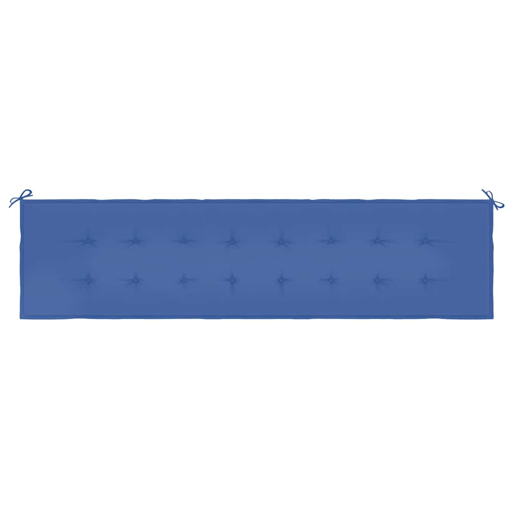 hynde til havebænk 200x50x4 cm oxfordstof kongeblå