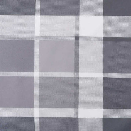 hynde til havebænk 200x50x3 cm oxfordstof ternet grå