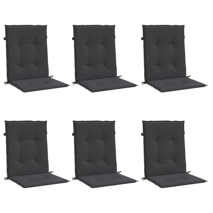 Have stol puder 6 stk. Sort 100 x 50 x 3 cm