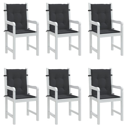Have stol puder 6 stk. Sort 100 x 50 x 3 cm
