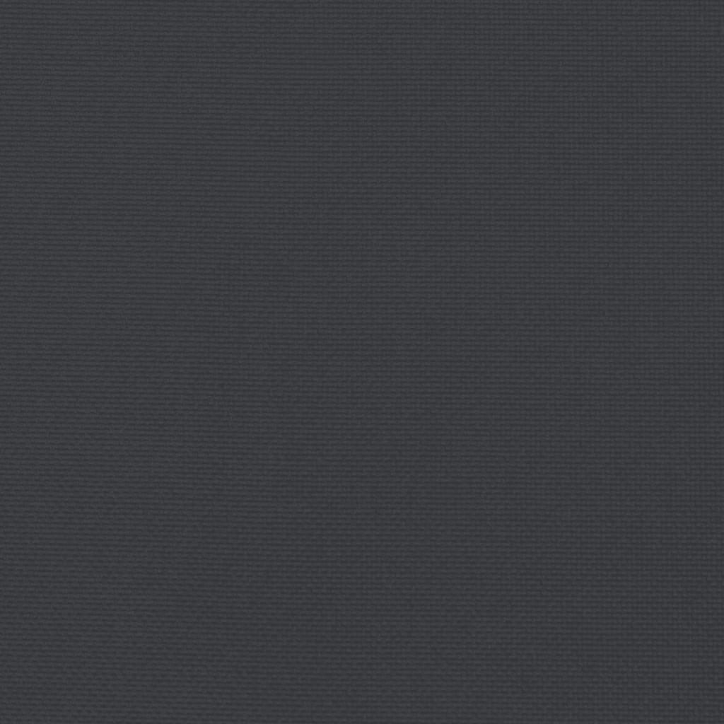 stolehynde m. lav ryg 6 stk. 100x50x3 cm oxfordstof sort
